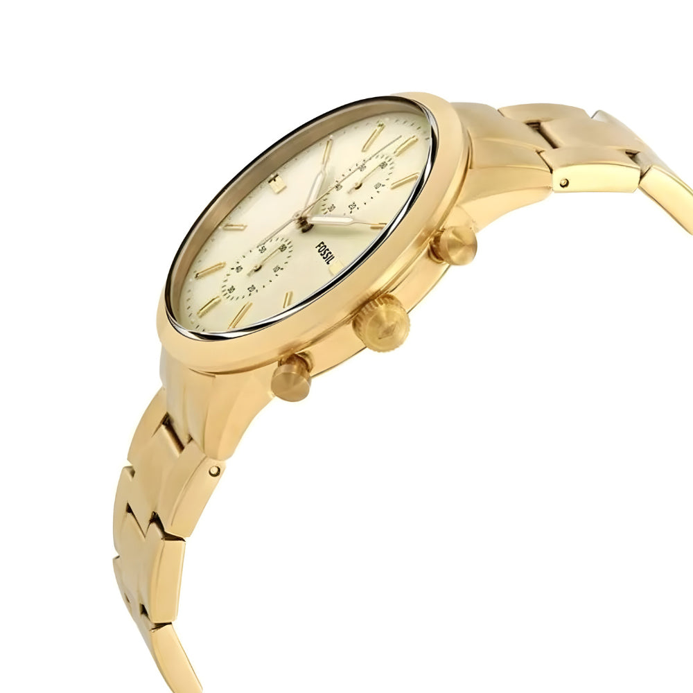 Fossil Townsman Gold Tone Chronograph Men's Watch FS5348