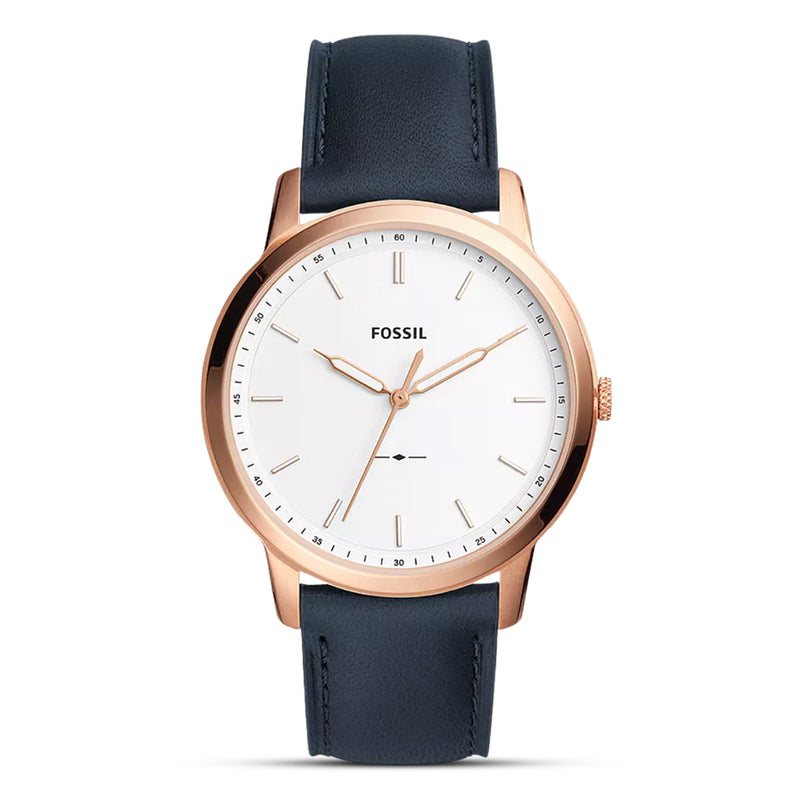 Fossil Minimalist Slim White Dial Men's Watch | FS5371