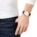 Fossil Minimalist Slim Cream Dial Men's Watch | FS5397