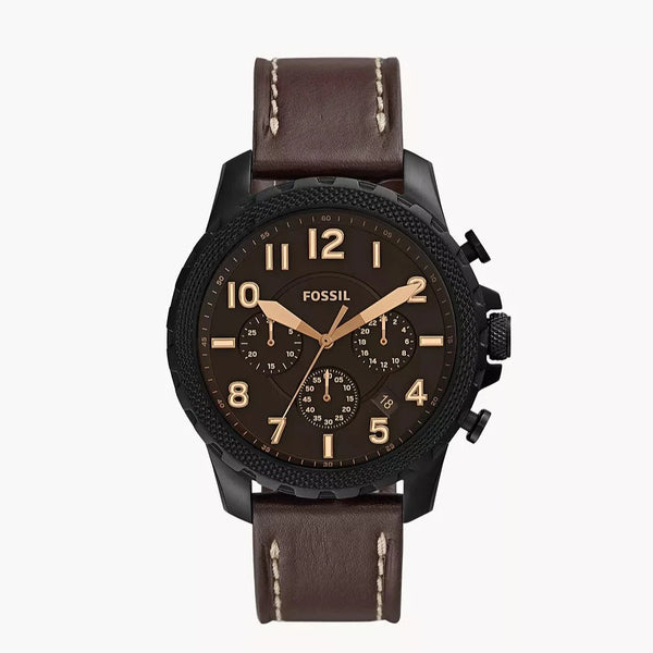 Fossil Bowman Chronograph Brown Leather Men's Watch| FS5601