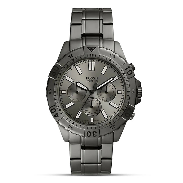 Fossil Garrett Chronograph Smoke Grey Dial Men's Watch | FS5621