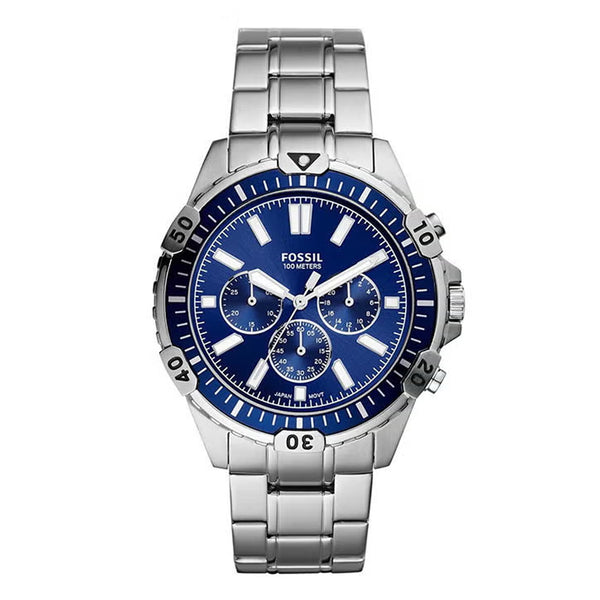 Fossil Garrett Chronograph Blue Dial Men's Watch | FS5623