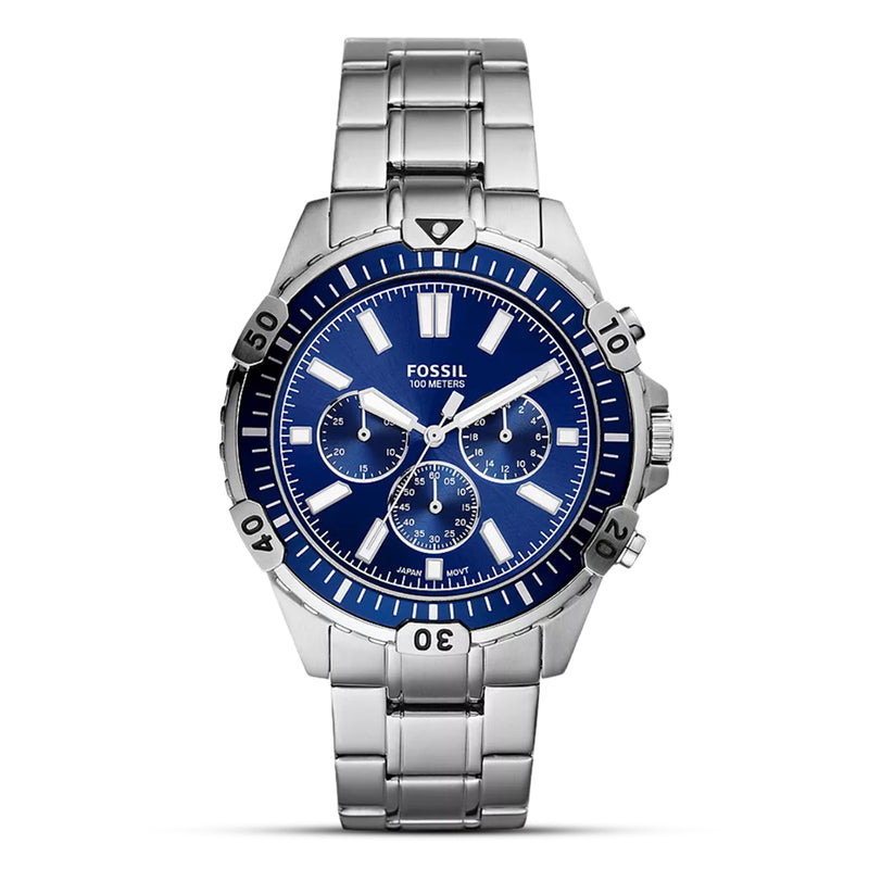 Fossil Garrett Chronograph Blue Dial Men's Watch | FS5623