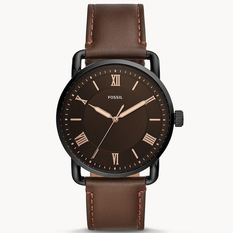 Fossil Copeland Brown Leather Men's Watch| FS5666