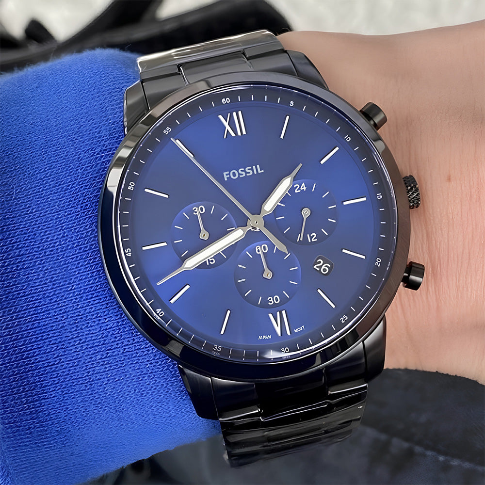 Fossil Neutra Chronograph Blue Dial Men's Watch | FS5698