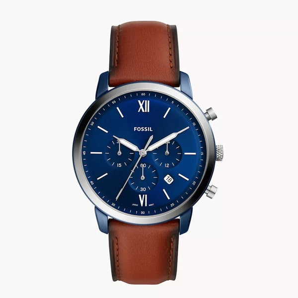 Fossil Neutra Chronograph Luggage Leather Men's Watch| FS5791