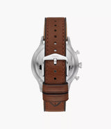 Fossil Retro Pilot Blue Dial Brown Leather Strap Watch | FS5832