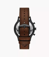 Fossil Retro Pilot Brown Lite Hide Leather Strap Watch | FS5833