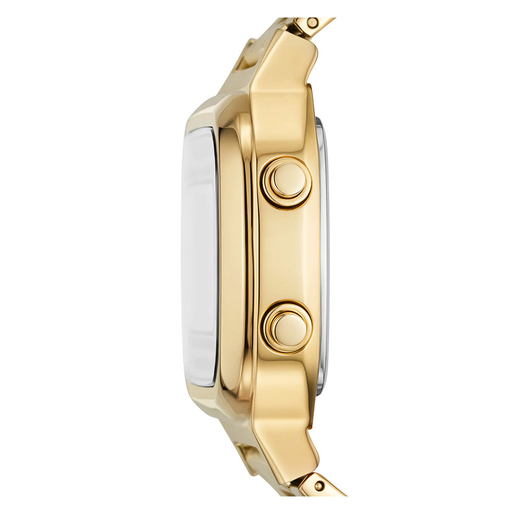 Fossil Retro Digital Gold Tone Men's Watch| FS5843