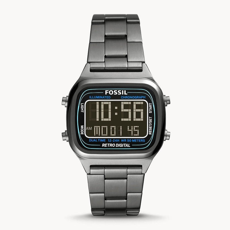 Fossil Retro Digital Smoke Stainless Steel Men s Watch FS5846 fossil-retro-digital-smoke-stainless-steel-men-s-watch-fs5846