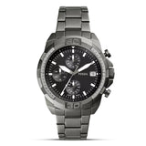 Fossil Bronson Chronograph Smoke Stainless Steel Men's Watch | FS5852