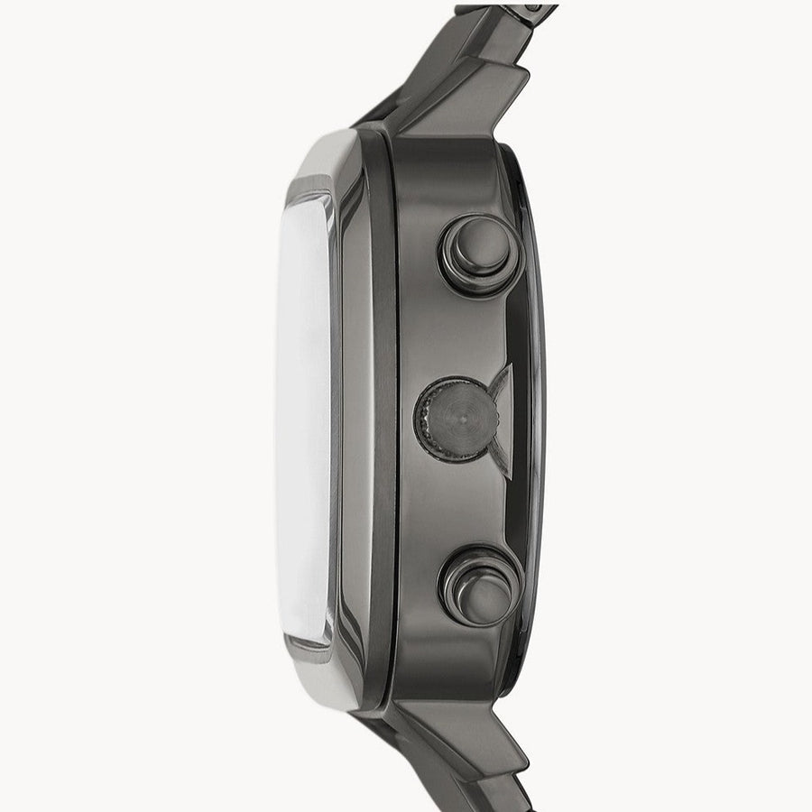 Fossil Retro Digital Smoke Stainless Steel Men s Watch FS5892