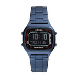 Fossil Retro Digital Black Dial Men's Watch-FS5896