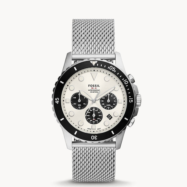 Fossil Chronograph Quartz White Dial Men's Watch| FS5915