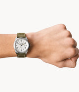 Fossil Bronson Olive Nylon Watch FS5918