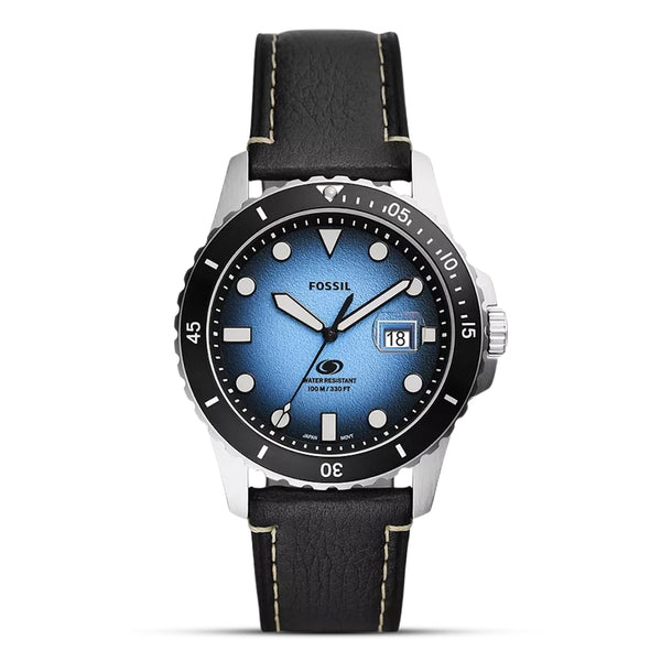 Fossil Blue Dive LiteHide™ Leather Watch | FS5960