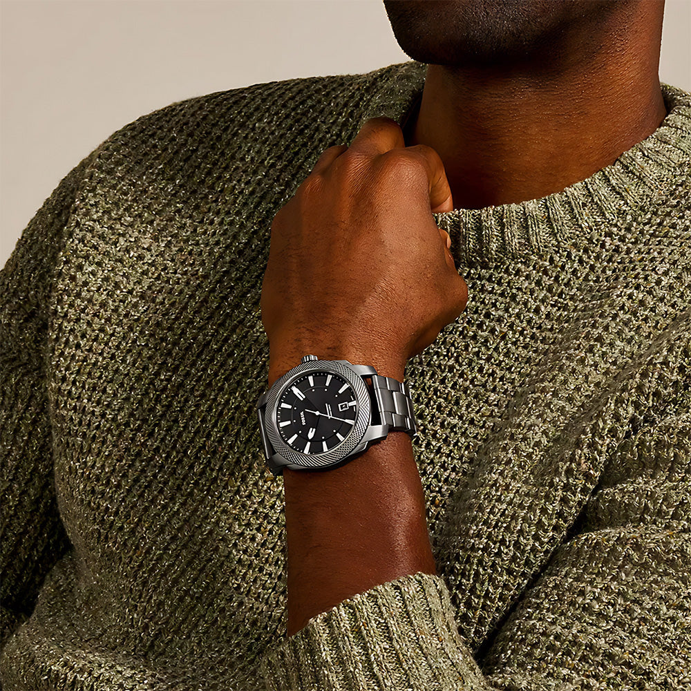 Fossil Machine Black Dial Men's Watch | FS5970