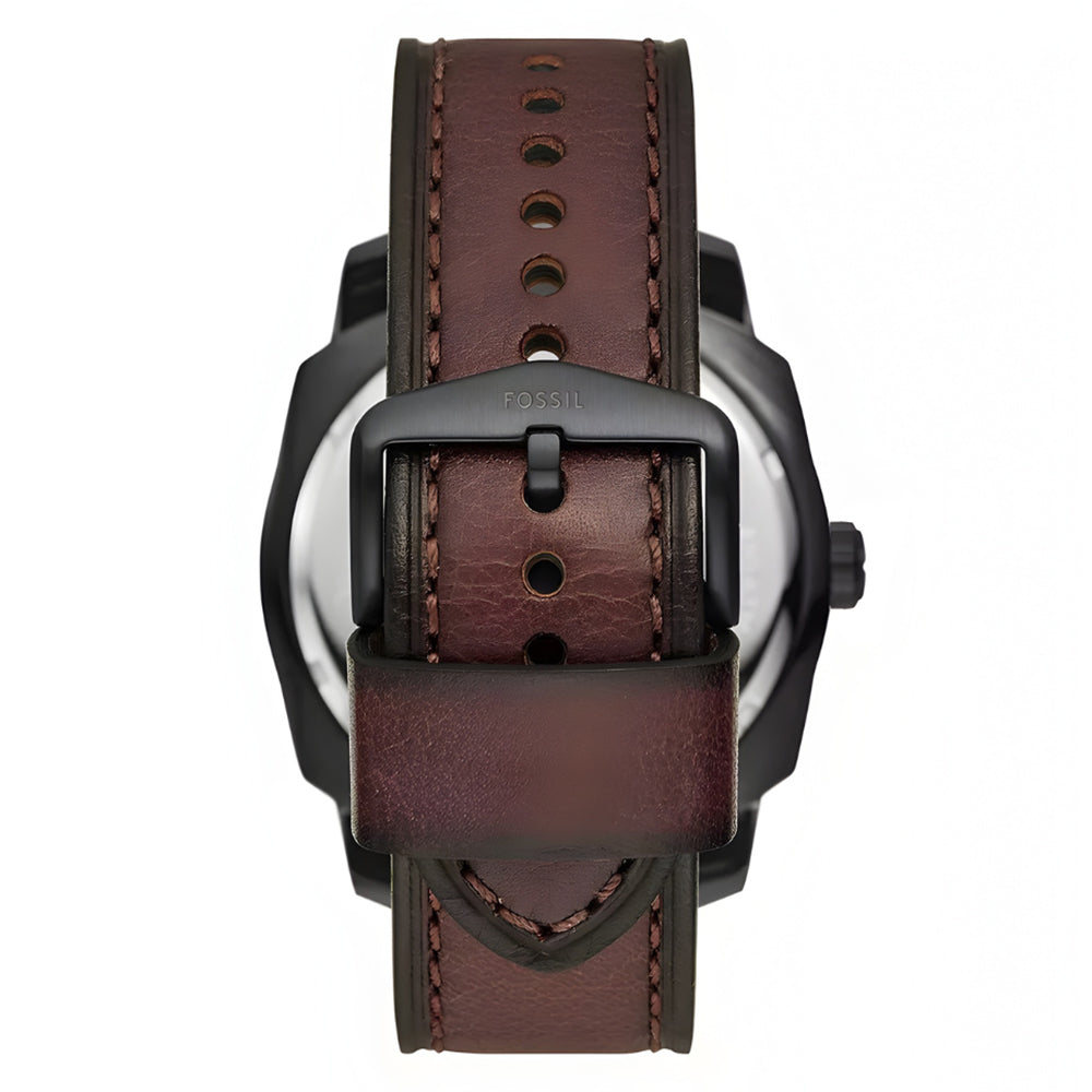 FOSSIL MACHINE DARK BROWN MEN'S WATCH FS5972