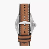 Fossil Defender Solar-Powered Brown Leather Men's Watch| FS5975I