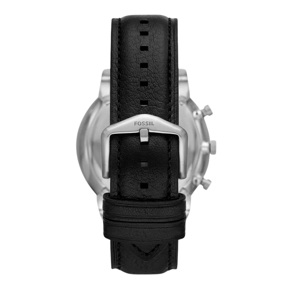 Fossil Neutra Chronograph Black LiteHide Leather Men's Watch | FS6016