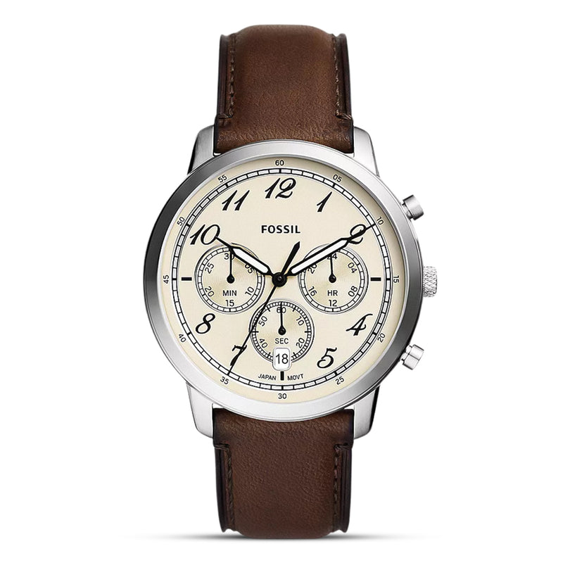 Fossil Neutra Chronograph Cream Dial Men's Watch | FS6022