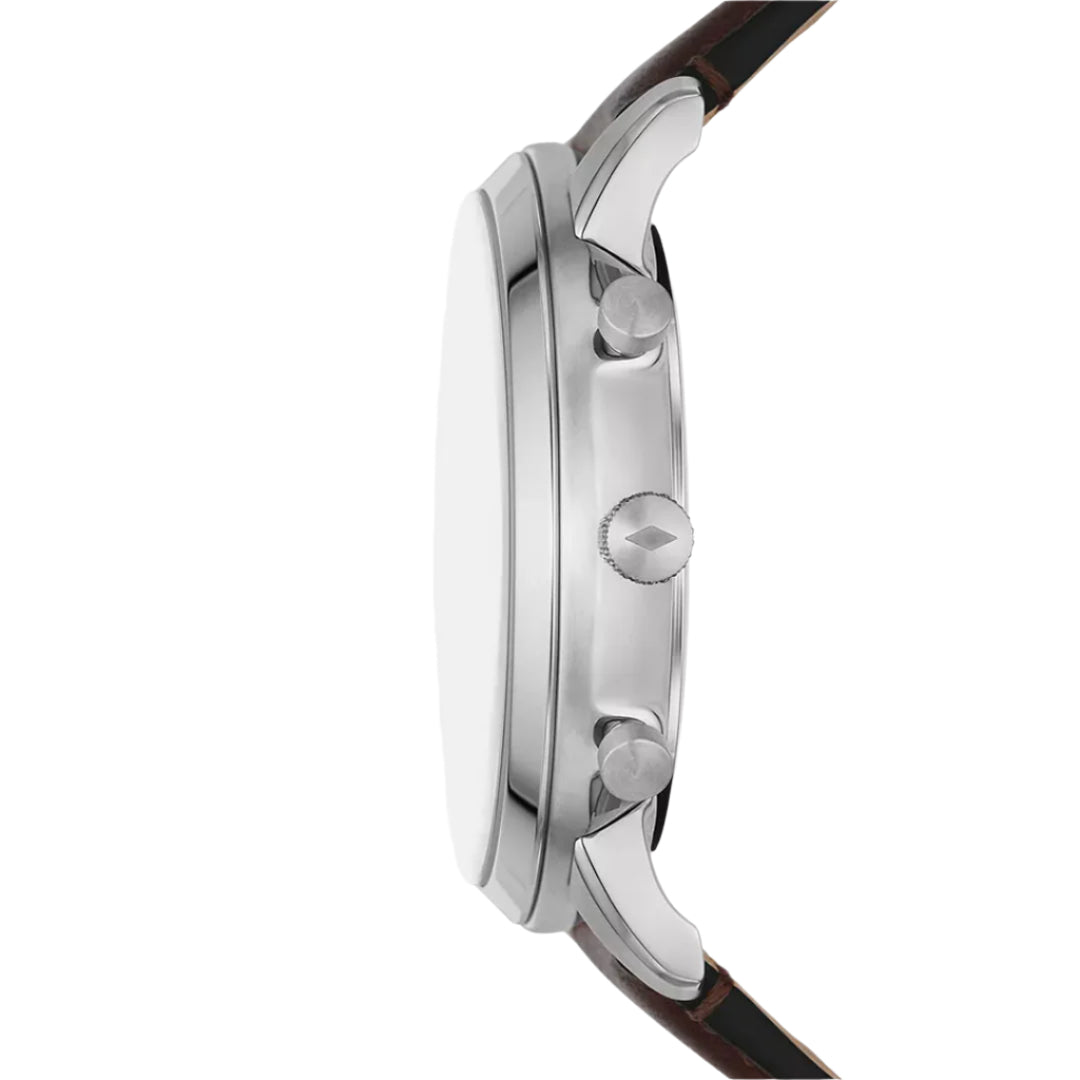 Fossil Neutra Chronograph Black Dial Brown Band Men's Watch| FS6024