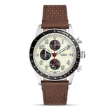 Fossil Sport Tourer Chronograph Cream Dial Men's Watch | FS6042