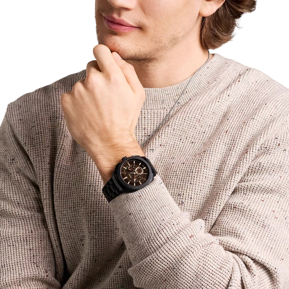 Fossil Machine Chronograph Brown Dial Men's Watch | FS6097