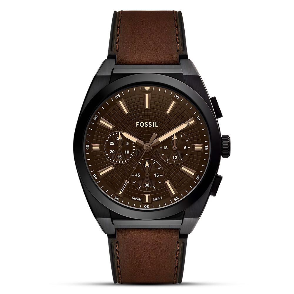 Fossil Everett Brown Chronograph Dial Men's Watch FS6108