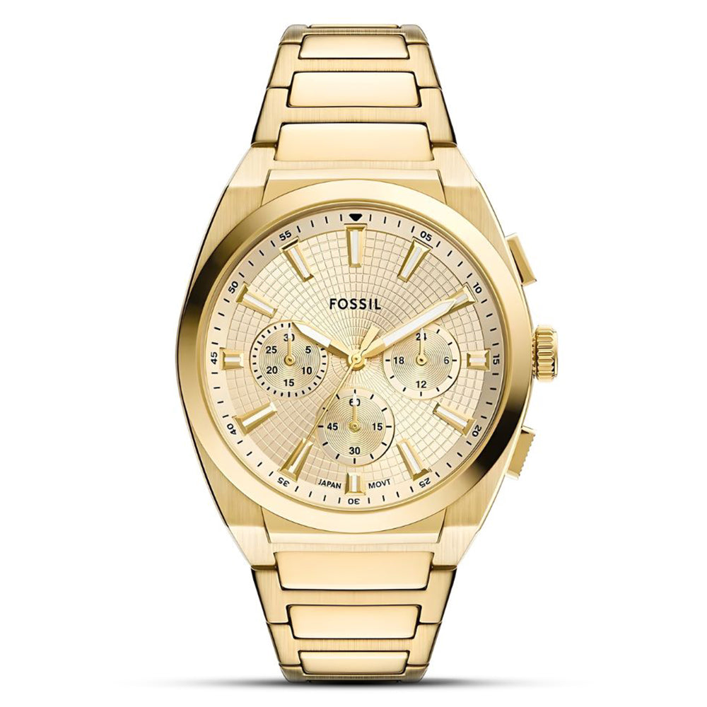 Fossil Everett Chronograph Gold-Tone Stainless Steel Men's Watch | FS6119