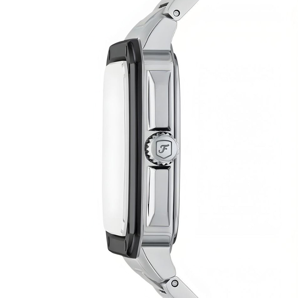 Fossil CROSBY BLACK SQUARE Dial Men's Watch | FS6122