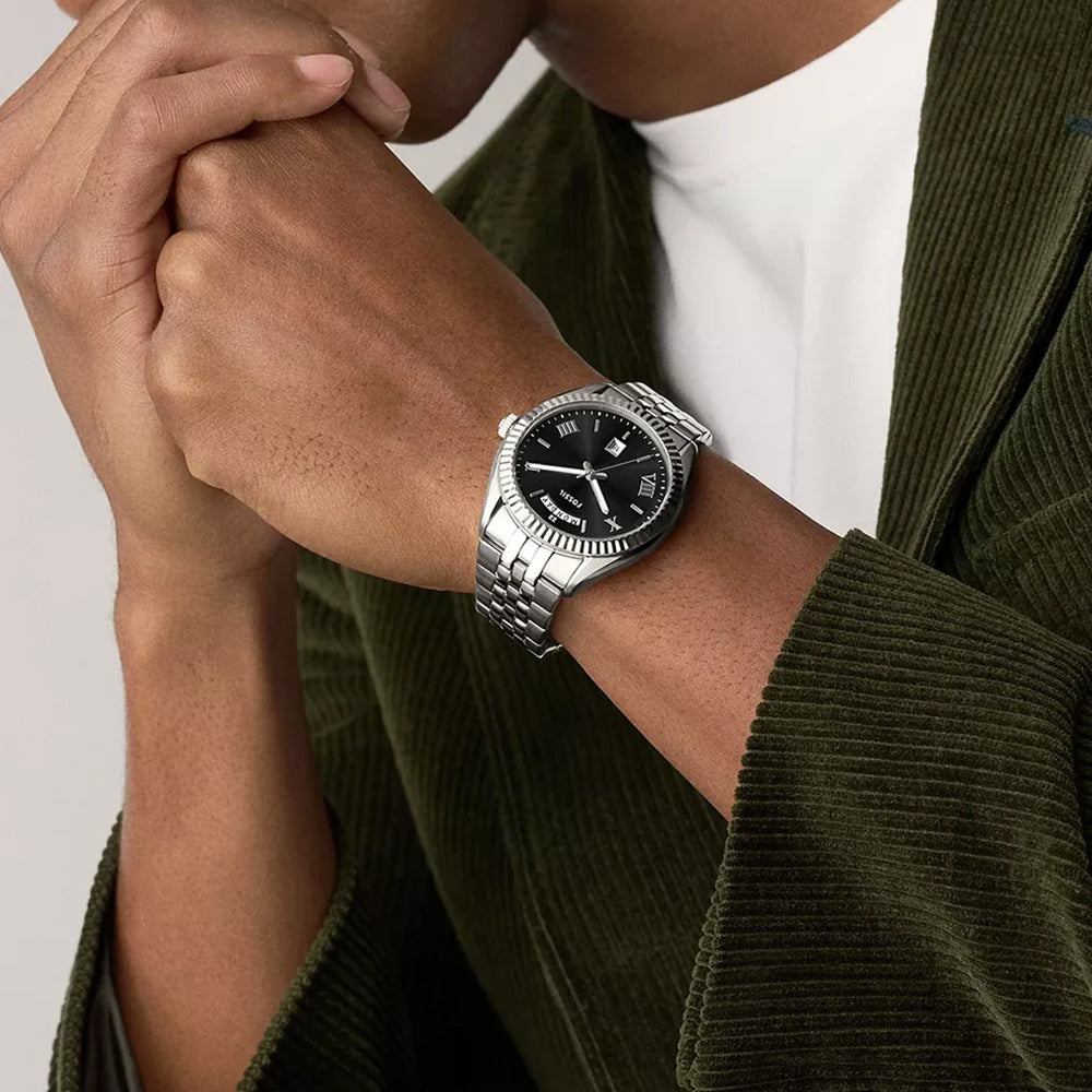 Fossil Campbell Black Dial Men's Watch FS6139