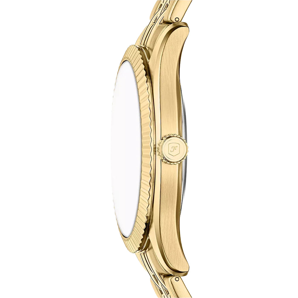 Fossil Campbell Gold Tone Green Dial Men's Watch FS6142
