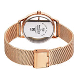 Fastrack Vyb Quartz Rose Gold Dial Ladies Watch| FV60019WM01W