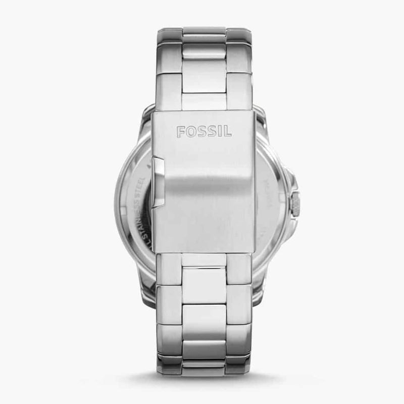 Fossil Grant Automatic Silver Stainless Steel Men's Watch | ME3055