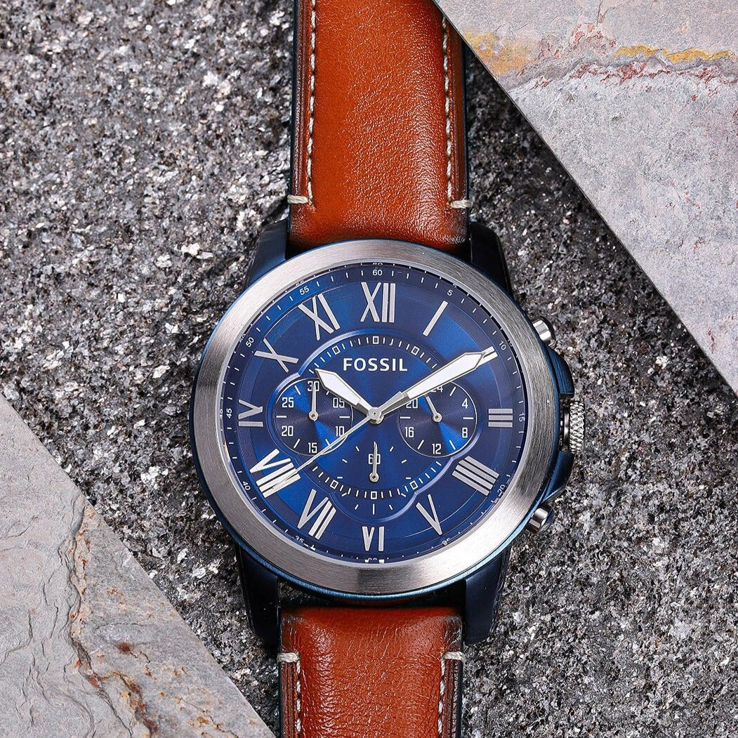 Fossil Grant Chronograph Light Brown Leather Men s Watch FS5151 Fossil Grant Chronograph Light Brown Leather Men s Watch FS5151