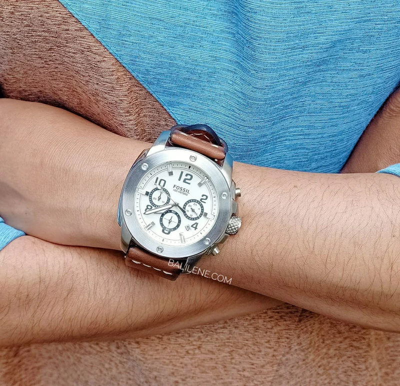 Fossil Modern Chronograph Brown Leather Men's Watch| FS4929