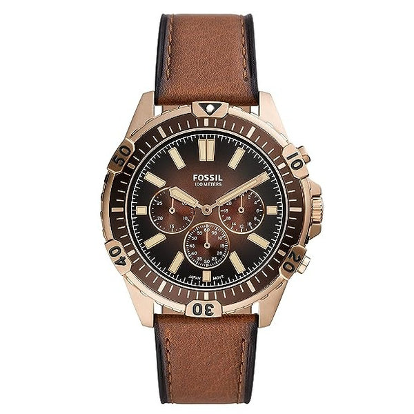 Fossil Garrett Chronograph Brown Men's Watch| FS5867