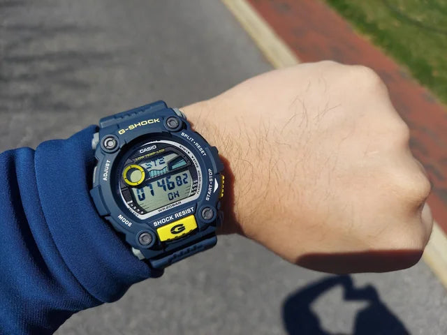 Casio G-Shock Teal and Yellow "G-Rescue" Digital Watch G-7900-2DR