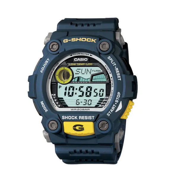 Casio G-Shock Teal and Yellow "G-Rescue" Digital Watch G-7900-2DR