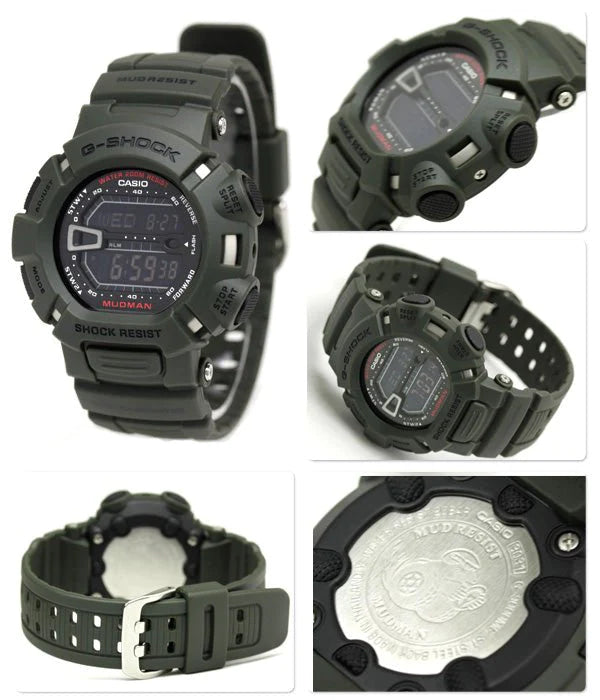 Casio G-Shock Green "Mudman" Digital Watch G-9000-3VDR