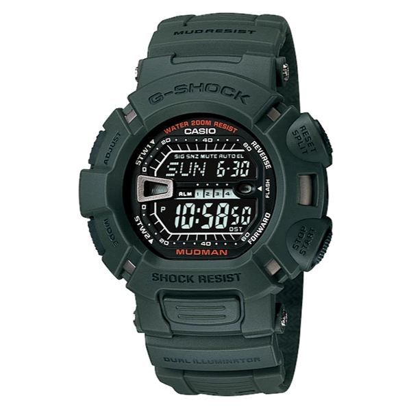 Casio G-Shock Green "Mudman" Digital Watch G-9000-3VDR