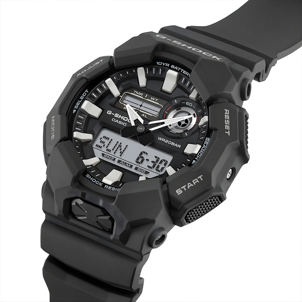 Casio G-Shock Analog Digital Black Dial Watch GA-010-1A1DR