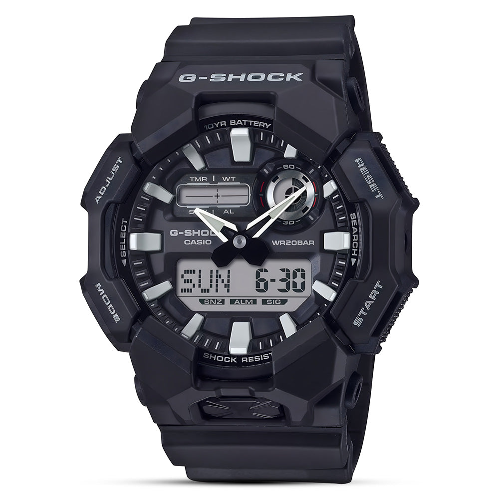 Casio G-Shock Analog Digital Black Dial Watch GA-010-1A1DR