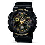 Casio G-Shock Analog Digital Black Resin Band Watch | GA-100CF-1A9DR