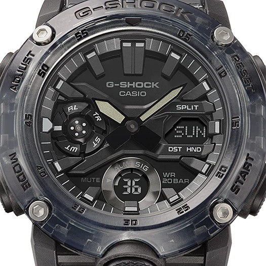 Casio G-Shock Skeleton Digital-Analogue Watch GA-2000SKE-8ADR