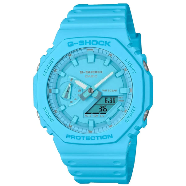 Casio G-Shock Analog-Digital Blue Strap Men's Watch | GA-2100-2A2DR