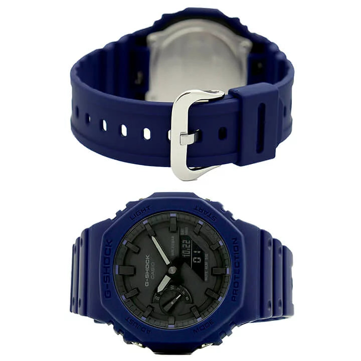 Casio G-Shock Analog-Digital Blue Strap Men's Watch GA-2100-2ADR