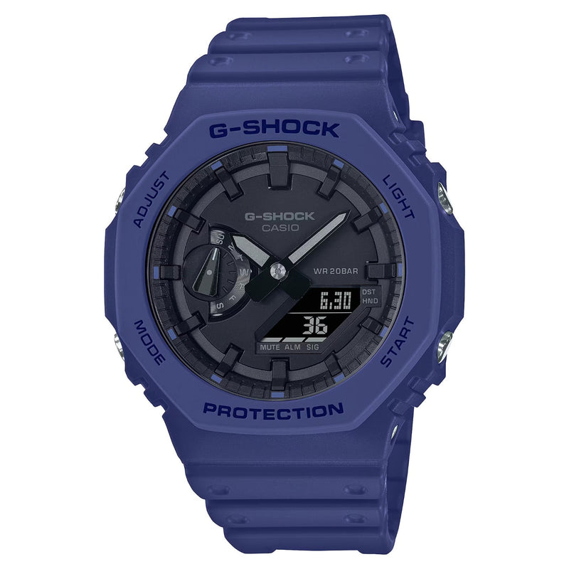 Casio G-Shock Analog-Digital Blue Strap Men's Watch| GA-2100-2ADR