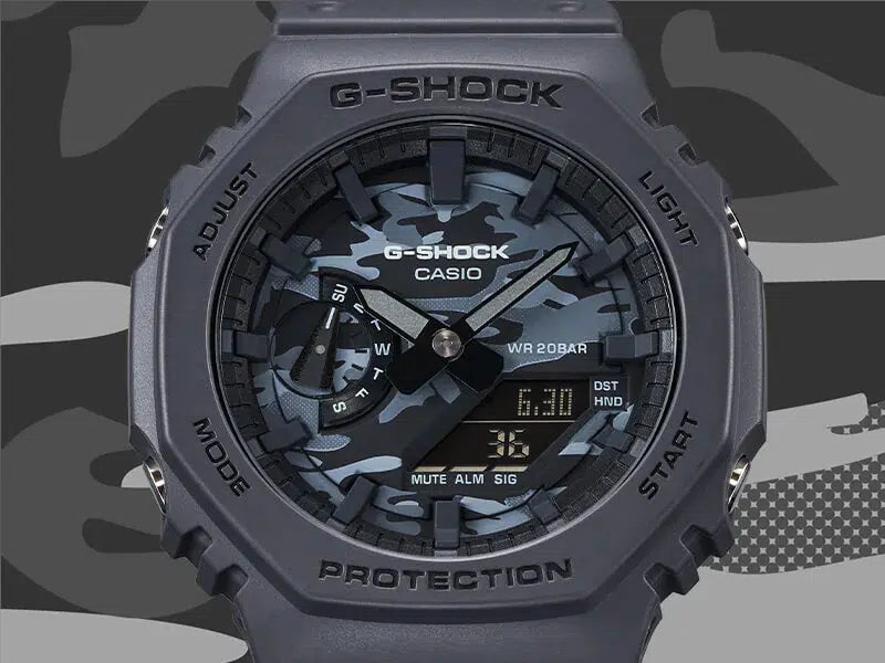 Casio G-Shock "Carbon Core" Digital-Analogue Watch GA-2100CA-8ADR
